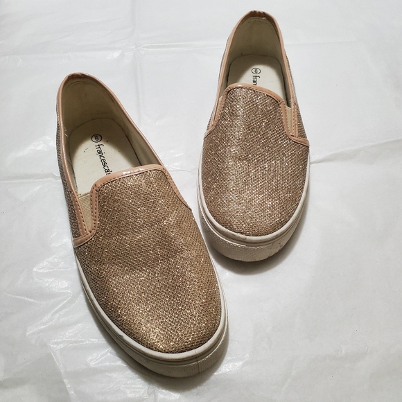 Francesca's Collections Shoes - Francesca's Alex slip on textured shimmer sneakers